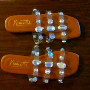 Nanette rhinestone sandals